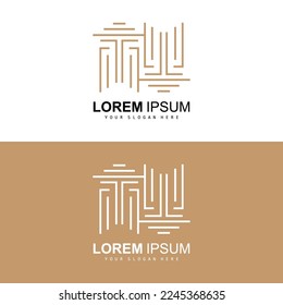 Pillar Logo, Law Design, Building Construction Pillar Vector, Product Brand Illustration Icon