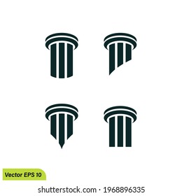 Pillar Logo Template vector illustration simple design element