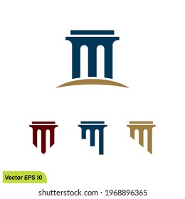 Pillar Logo Template vector illustration simple design element