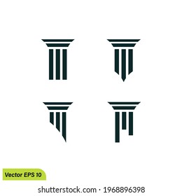Pillar Logo Template vector illustration simple design element