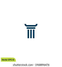 Pillar Logo Template vector illustration simple design element