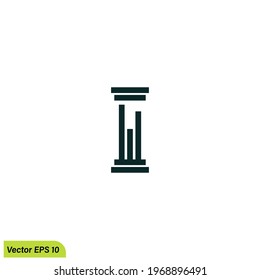 Pillar Logo Template vector illustration simple design element