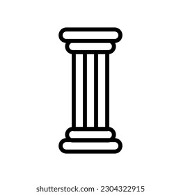 Pillar Logo Template vector illustration icon design on white background..eps