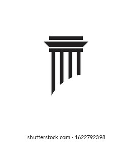 Pillar Logo Template,Column Vector Illustration