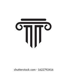 Pillar Logo Template,Column Vector Illustration