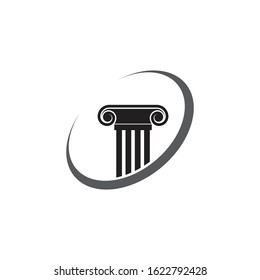 Pillar Logo Template,Column Vector Illustration