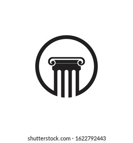 Pillar Logo Template,Column Vector Illustration