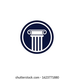 Pillar Logo Template,Column Vector Illustration