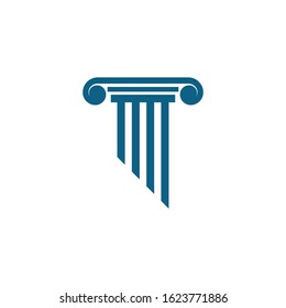 Pillar Logo Template,Column Vector Illustration