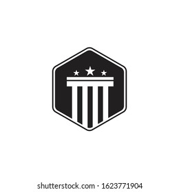 Pillar Logo Template,Column Vector Illustration