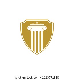 Pillar Logo Template,Column Vector Illustration