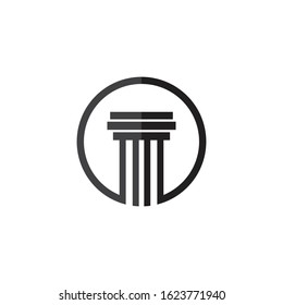Pillar Logo Template,Column Vector Illustration