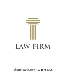 pillar logo vector law office