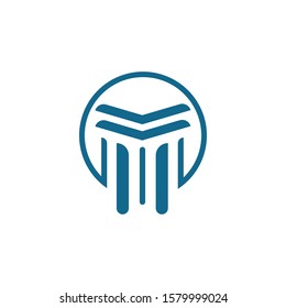 pillar Logo vector Template illustration design