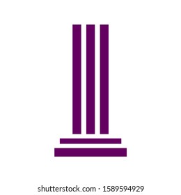 pillar Logo vector Template illustration design eps10