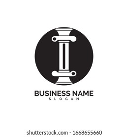 pillar Logo vector Template illustration design