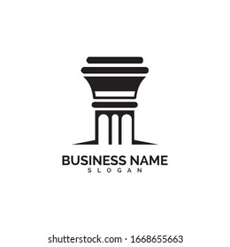 pillar Logo vector Template illustration design