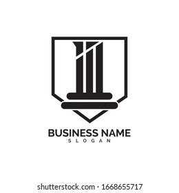 pillar Logo vector Template illustration design