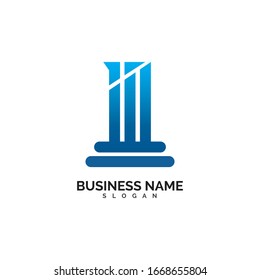 pillar Logo vector Template illustration design