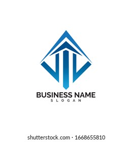 pillar Logo vector Template illustration design