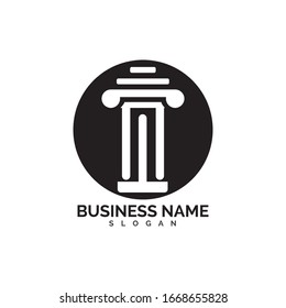 diseño de plantillas de vectores de logotipos de pilar