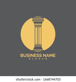 diseño de plantillas de vectores de logotipos de pilar