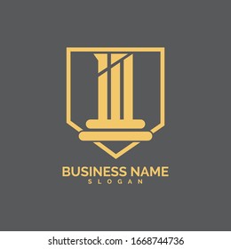 pillar Logo vector Template illustration design