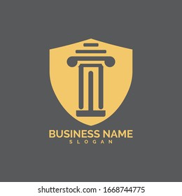 pillar Logo vector Template illustration design