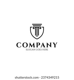 Design des Pillar- und Schild-Logos