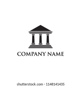 Pillar Vector Icon Law Office Logo Stock Vector (Royalty Free ...