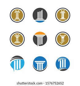 Pillar vector icon symbol illustration design
