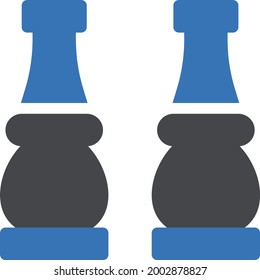 pillar with white background.pillar is a symbol of architect.glyph colour icon.