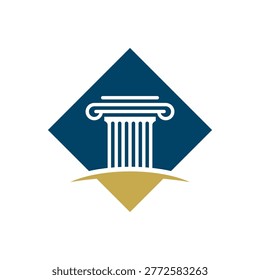 pillars logo icon designs vector. logo design, Graphic design of a column icon
