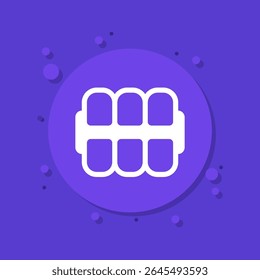 pillbox, pill organizer icon for web