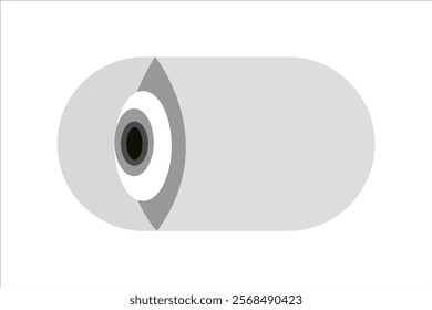 Pillcam. Vector simple color flat illustration.