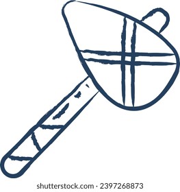 Pillor hand drawn vector illustration