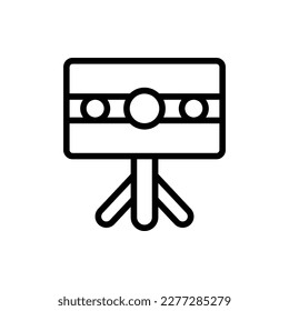 Pillory Flat Icon Logo Illustration. Medieval Icon-set. Suitable For Web Design, Logo, App.