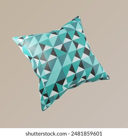 pillow 3d vector comfort bedroom