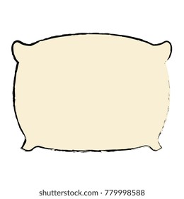pillow bed isolated icon