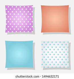 Pillow for bed vector design illustration isolated on background