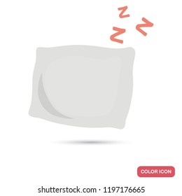 Pillow color flat icon