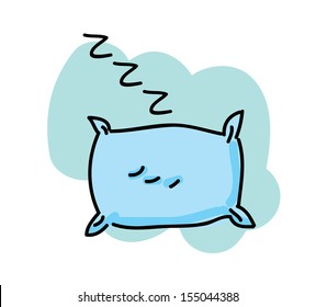 pillow design over white backgRound vector illustration