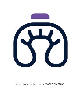 pillow duotone icon. Sleek and modern vector icon for websites, mobile apps, marketing materials, and corporate design. Fully scalable and ready to use.