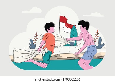 Una pelea de almohadas es un juego común que juegan principalmente niños pequeños (pero también adolescentes y adultos) en el que se dedican a un conflicto físico burlón, usando almohadas como armas.