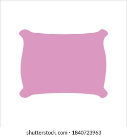 Pillow Flat Icon Vector Logo Template Illustration