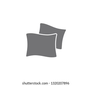 Pillow icon. Bed pillow vector design