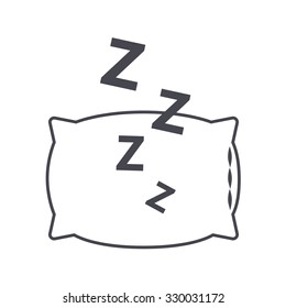 Pillow Icon. Cushion  Icon