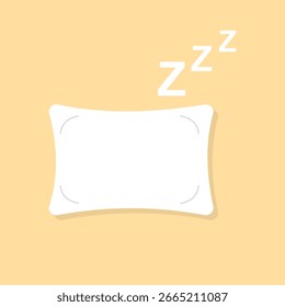Diseño de icono de almohada para dormir