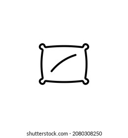 pillow icon design template vector isolated illustration