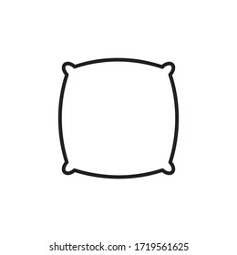 Pillow Icon Design Vector Logo Template